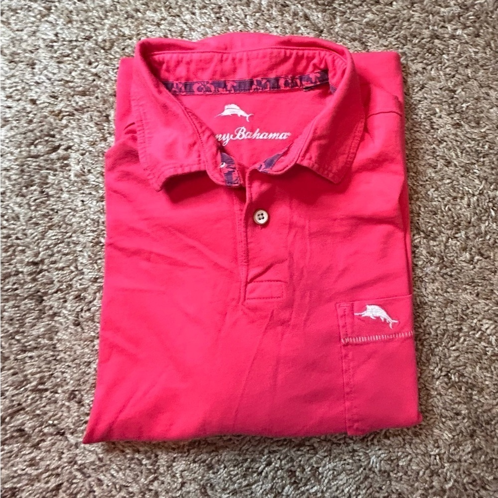 Tommy Bahama Men’s Pink Shirt Unknown Size